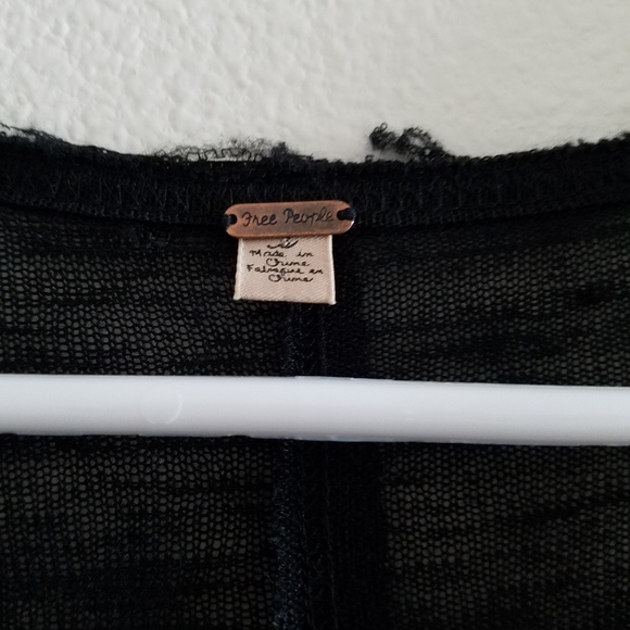 NWOT Free People Long Lace Cardigan - Picture 2 of 5